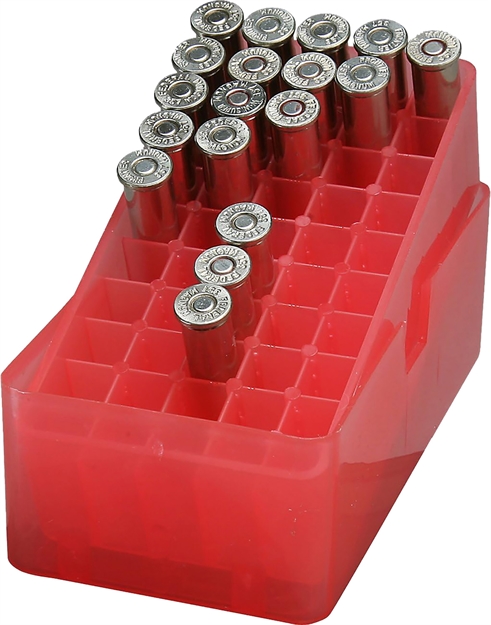 Picture of Mtm Case-Gard E504541 Slip-Top Ammo Box J-50 45 Colt/44 Special/45 Auto/44 Mag Red 50Rds E-50-45-41
