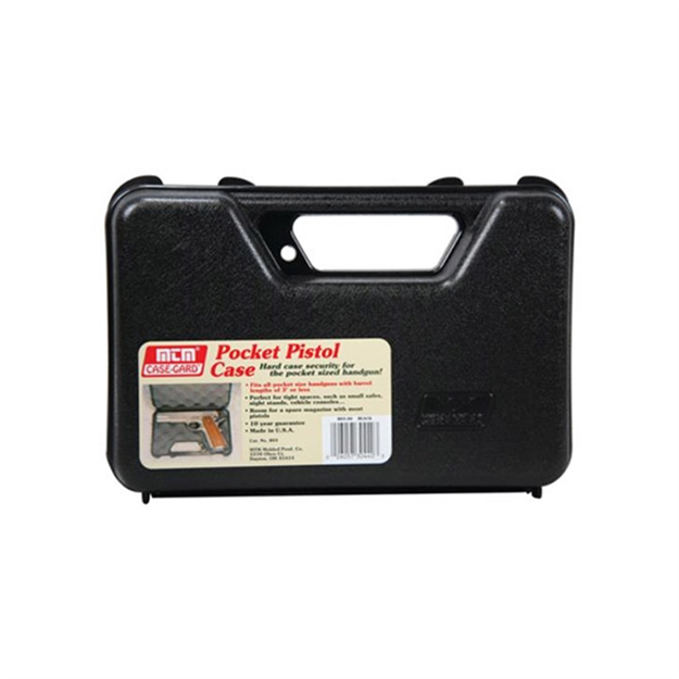 Picture of Single Pistol Handgun Case- UP TO 3'' Revolver Black 80340 026057304403