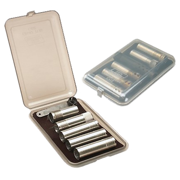Picture of Mtm Case-Gard Ct641 Choke Tube Case  Holds 6Rd Chokes Polypropylene Clear Smoke CT6-41