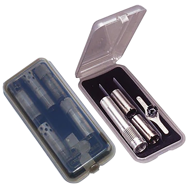 Picture of  Mtm Case-Gard Ct9-41 Choke Tube Case  Clear Holds 6 Extended/9Short Tubes Chokes Polypropylene