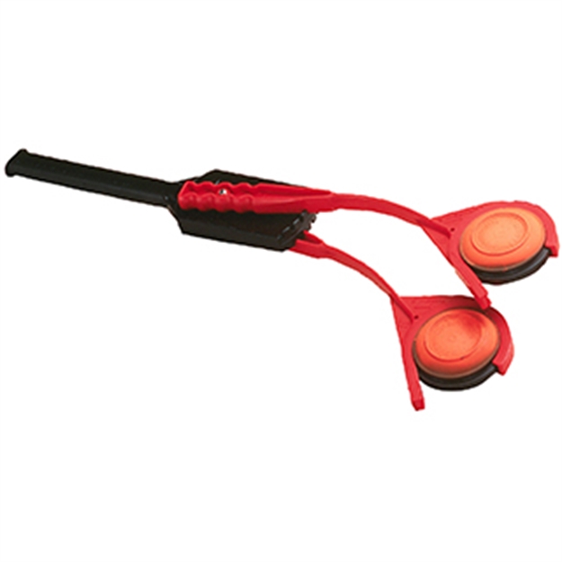 Picture of Mtm Case-Gard Ezdt40 EZ Throw Double Red Polymer Manual Cocking 31" Long Double Ambidextrous Hand EZ-DT-40