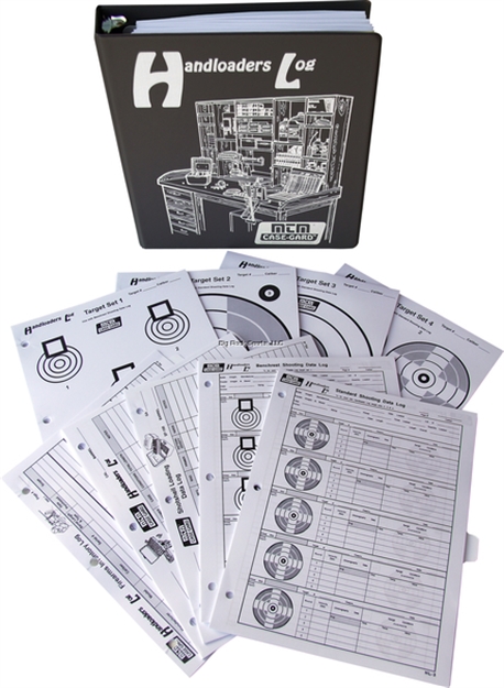 Picture of Mtm Handdloaders Log For Rifle-Pistol-Shotgun, Black, Includes 200 Free Targets