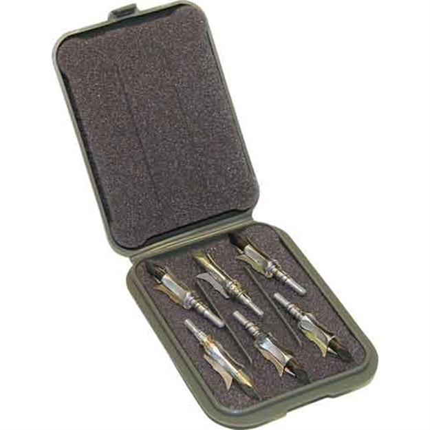 Picture of Mtm Mechanical Broadhead Case, Holds 6 Broadheads, Army Green BHM 026057851129