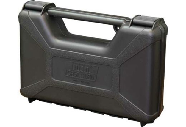 Picture of  Mtm Case-Gard 803R Single Handgun Case  Made OF Polypropylene W/ Black Finish Foam Padding Hinge & Latches 9" X 5.60" X 2" Interior Dimensions 026057300405