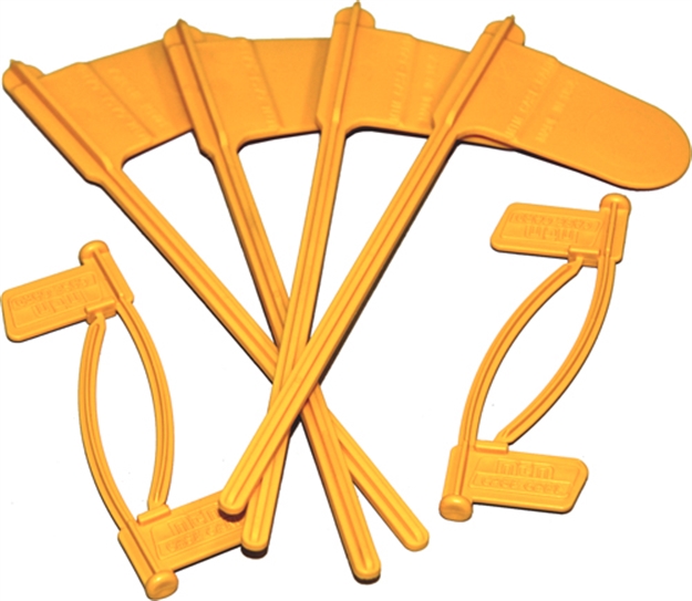 Picture of Mtm Pistol & Rifle Chamber Indicator Flags 8-Pack Yellow CFP 026057360171