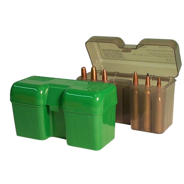 Picture of Mtm Case-Gard Rf22sm41 Ammo Box Flip-Top Multi Caliber Rifle Clear Smoke Polypropylene 22Rd RF22-SM-41 026057224411