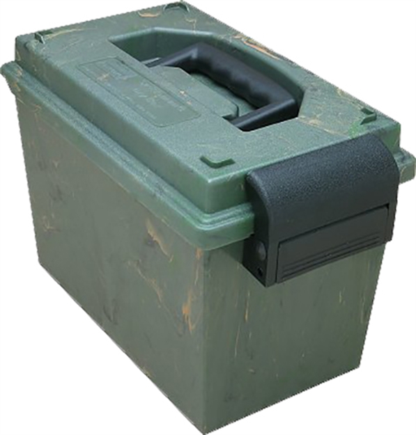Picture of Mtm Sportsmen's Dry Box, Wter-Resistant O-Ring Seal, Handle, Lockable, 14"L X 7.5"W X 9"H, Forest Green SDB-0-11 026057360805