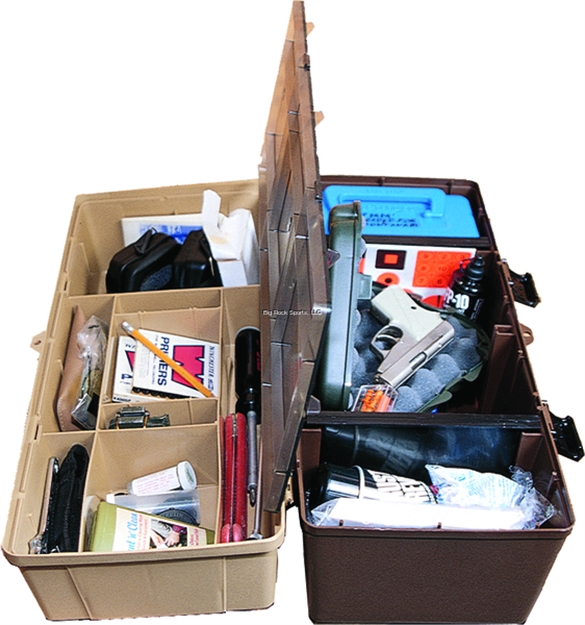 Picture of Mtm Shooters Accessory Box 8 Compartment Lid 21"X9"X9-1/4" Black