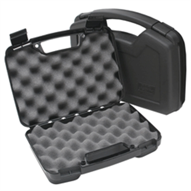 Picture of Mtm Case-Gard Ss-2500 Single Handgun Case  Black Polypropylene Holds Handgun W/ 4" Barrel OR Less 805-40 026057315409