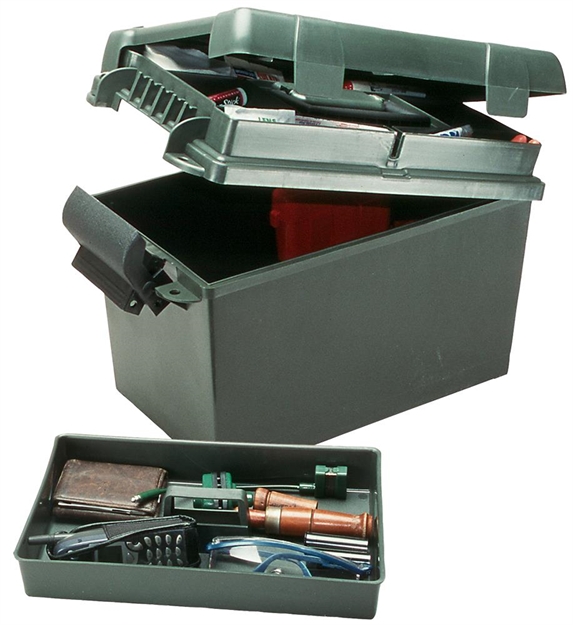 Picture of Mtm Sportsmen's Plus Utility Dry Box 15"X8.8"X9.4" Divided Lid Lift-Out Tray Forest Green SPUD1-11 026057362144