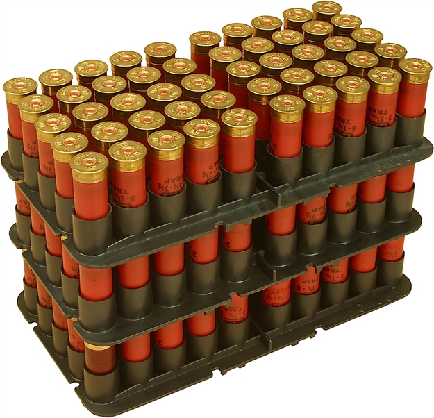 Picture of Mtm Case-Gard St2040 Shotshell Tray  Black 20 Gauge Shotgun 50Rd Polypropylene ST-20-40 026057000237