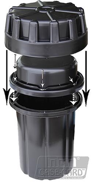 Picture of Mtm Survivor Ammo Can, Holds 500 Rounds 45Acp OR 223 Ammo, UP TO 16 30-Round Mags, Double O-Ring Seal, Black SAC 026057363165