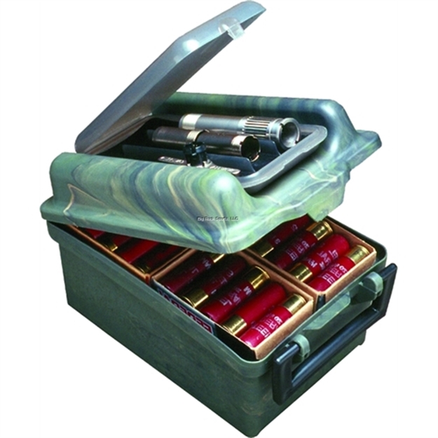 Picture of Mtm Shotshell / Choke Tube Case 100 Round 12 16 20 Gauge UP TO 3", Forest Green