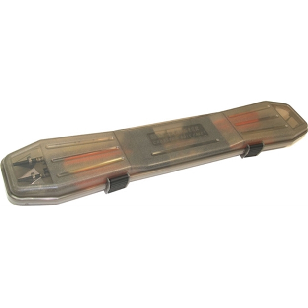 Picture of Mtm Traveler Crossbow Bolt Case, Clear/Smoke, Holds 6 Bolts BTBC41 026057856414