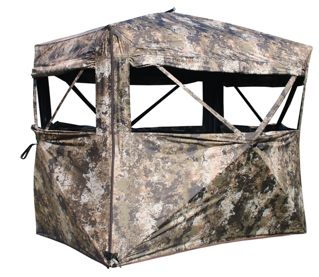 Picture of Muddy Mudgrgblnd Ground Blind Garage Camo 150D Polyester MUD-GRGBLND 888151027639