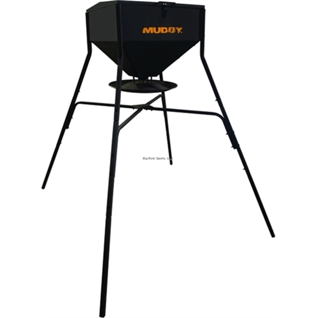 Picture of Muddy Woodsman 200 LB Gravity Feeder, Waterproof Locking Lid, Spring-Loaded Dispenser