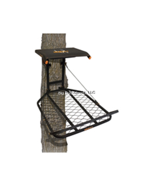 Picture of Muddy Woodsman Boss Treestand Fixed Position, 24" W X 30" D Platform, Flex-Tek Seat Filps UP For Full Platform Use.