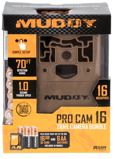 Picture of Muddy Woodsman Pro Cam 16Mp Bundle W/6 AA Batteries & 16Gb SD Card