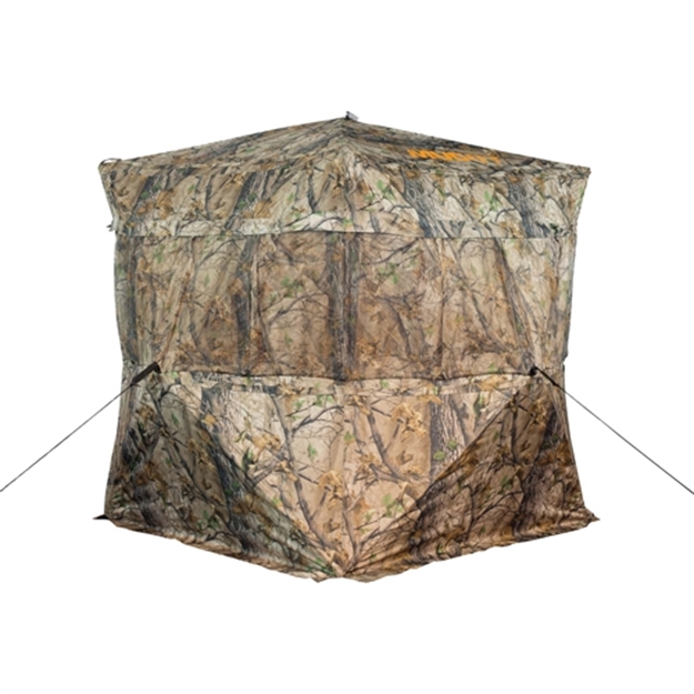 Picture of Muddy Woodsman Vs360 Ground Blind, Shoot-Through Mesh Windows, 360 Deg Vieweing, Carry Strap, Epic Camo MGB2000