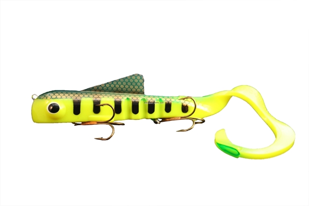 Picture of Musky Innovations Regular Bull Dawg, 9", 3 Oz, (2) 3/0 Hooks, Perch