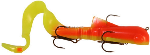 Picture of Musky Innovations Regular Bull Dawg, 9", 3 Oz, (2) 3/0 Hooks, Standard Sherbert