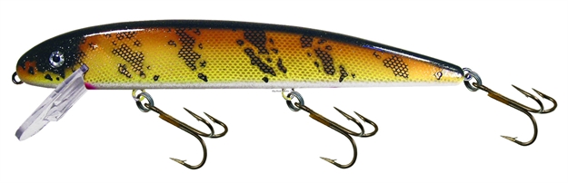 Picture of Musky Mania Jake Big Minnow Lure, 10", 4.2 Oz, Glitter Walleye