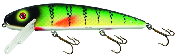 Picture of Musky Mania Jake Big Minnow Lure, 6", 1 1/2 Oz, Natural Perch