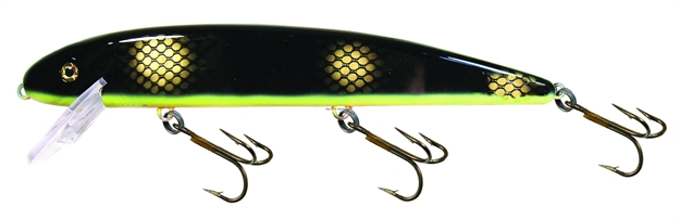 Picture of Musky Mania Jake Big Minnow Lure, 8", 2.6 Oz, Black Perch