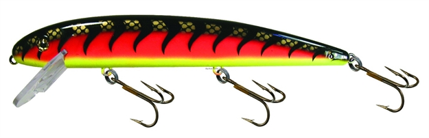 Picture of Musky Mania Jake Big Minnow Lure, 8", 2.6 Oz, Firebelly