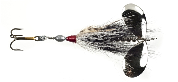 Picture of Musky Mania Sneaky Pete Bucktail Spinner, 7", 1.6 Oz, 2 Blades, Crappie