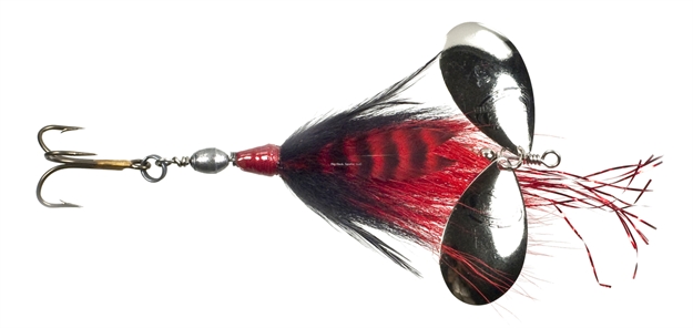Picture of Musky Mania Sneaky Pete Bucktail Spinner, 7", 1.6 Oz, 2 Blades, Sucker