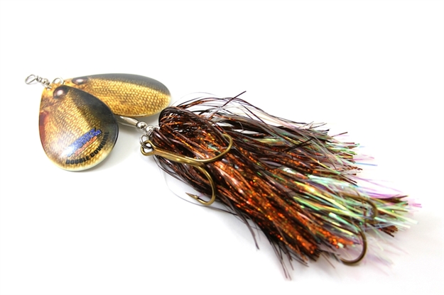 Picture of Musky Mayhem Double Cowgirl Musky Spinner, 2.8Oz, 10", 7/0 Hooks, Walleye