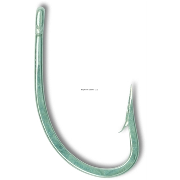 Picture of Mustad Classic O'shaughnessy Live Bait Hook, Size 7/0, Forged, 3X Short Shank, Ringed Eye, Duratin, 10 Per Pack