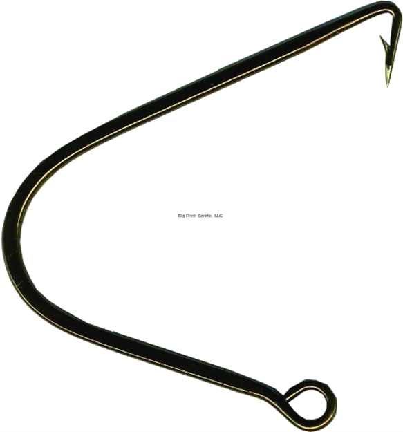 Picture of Mustad Classic Pike Angling Hook, Size 10, Forged, Ringed Eye, Bronze, 3 Per Pack