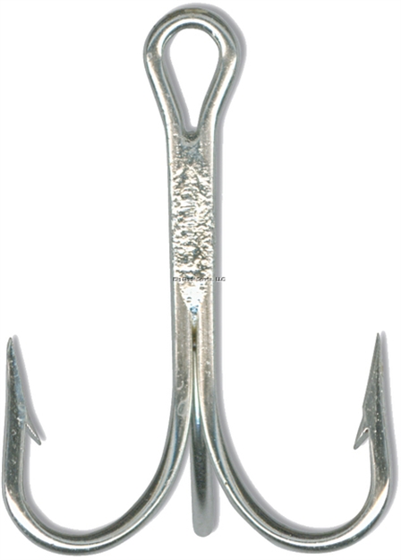 Picture of Mustad Classic Treble Hook, Size 8/0, 1X Strong, Ringed Eye, Duratin, 25 Per Pack