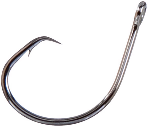 Picture of Mustad Ultrapoint Demon Perfect Circle Hook, Size 5/0, Opti Angle Needle Point, 1X Strong, Ringed Eye, Black Nickel, 10 Per Pack 39940NP-BN-5/0-10U