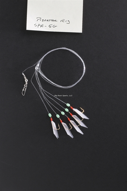 Picture of Mustad Piscator Bait Rig White 1Pk Spr-5G-6-1