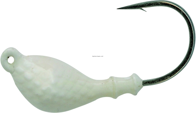 Picture of Mustad Shrimp Jig Head, 1/8 Oz, SZ 1 Hook, Pearl, 5/Pack