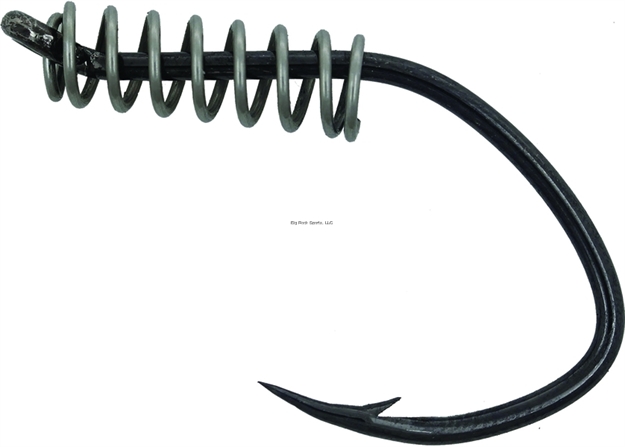 Picture of Mustad Ultrapoint Beak Bait Hook, 3X Strong, Skipjack Bend - Black Nickel, Size 2, 6 Per Pack