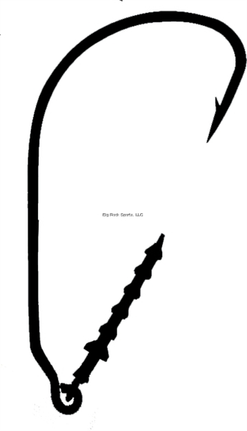 Picture of Mustad Ultrapoint Impact Keeper Hook, Size 2/0, Opti Angle Needle Point, Wide Gap, Ringed Eye, Black Nickel, 5 Per Pack