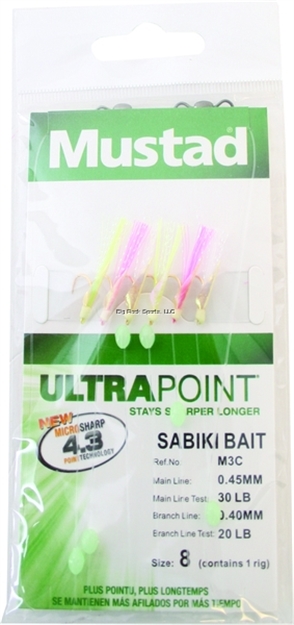 Picture of Mustad Ultrapoint Tri-Color Sabiki Bait Rig 6