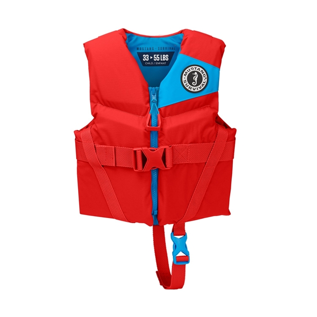 Picture of Mustang Survival Vest Rev Child Red