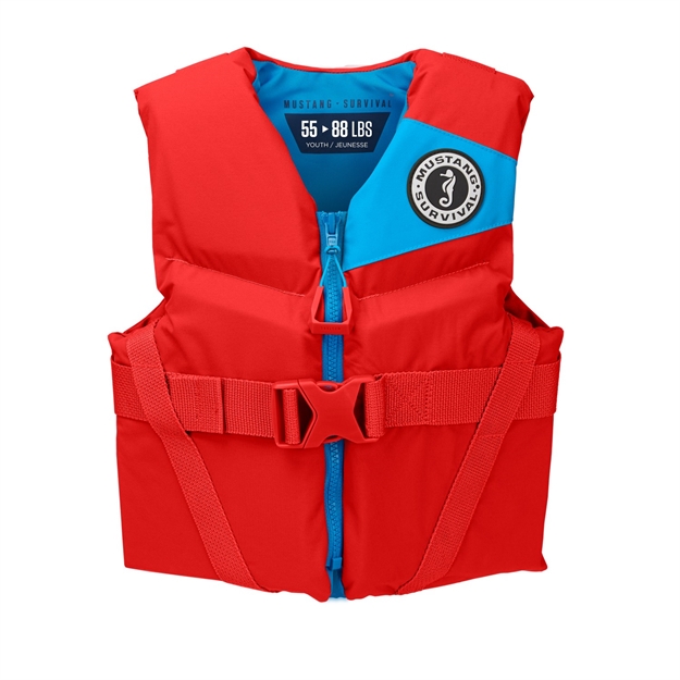 Picture of Mustang Survival Vest Rev Youth Red