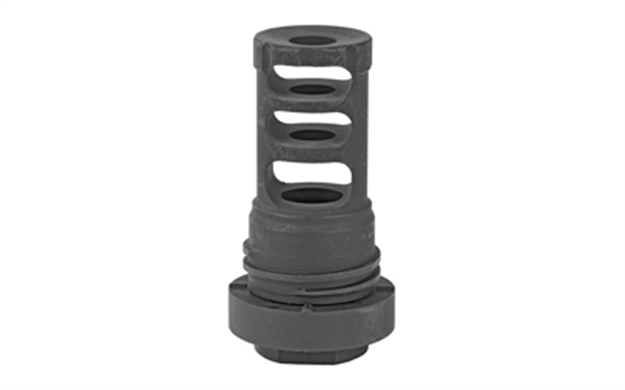 Picture of  Yankee Hill 4302Mb28a QD Light Tactical Muzzle Brake Made OF Black Finish Steel With 1/2"-28 Tpi Threads For 30 Cal Ar-Platform