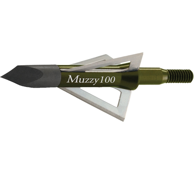 Picture of Muzzy Broadhead Standard Xbow 3-Blade 100Gr 1 3/16" Cut 6Pk 225-X 050301225503