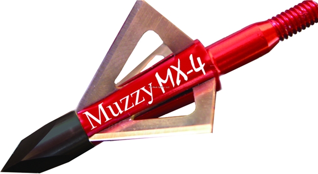 Picture of Muzzy Broadhead Mx4 4-Blade 100Gr 1 1/8" Cut 3Pk 209-MX4-3