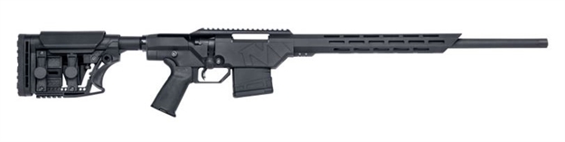 Picture of  Mossberg 27961 Mvp Precision 7.62X51mm Nato 20" 10+1 Matte Blued Matte Blued 6 Position Luth-Ar Mba-3 W/Aluminum Chassis Stock Black Polymer Grip 015813279611