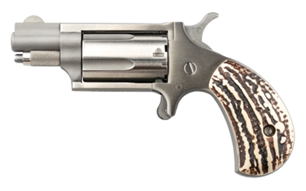 Picture of North American Arms Mini 22Mag Rev 1-1/8" SS Stag NAA-22MSGSTG 744253001598