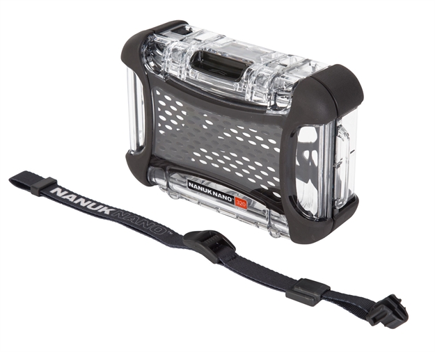 Picture of Nanuk 3200011 Nano 320 Water-Resistant Clear Polycarbonate Material With Powerclaw Latches 5.90" L X 3.30" W X 1.50" H Interior Dimensions Includes Carry Strap 320-0011