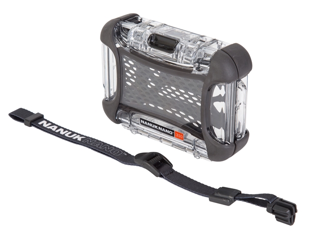 Picture of Nanuk 3100011 Nano 310 Water-Resistant Clear Polycarbonate Material With Powerclaw Latches 5.20" L X 3" W X 1.10" H Interior Dimensions Includes Carry Strap 310-0011